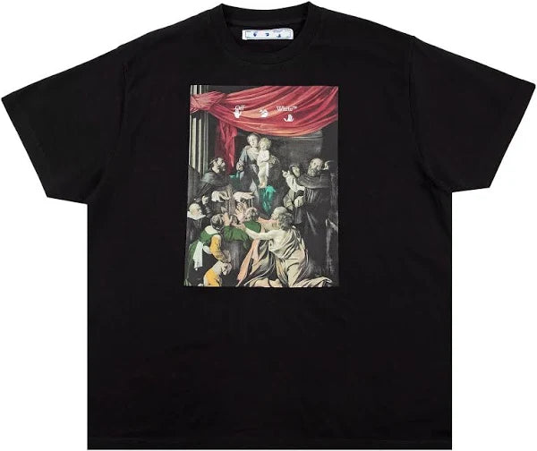 OFF-WHITE Caravaggio Painting T-shirt Black