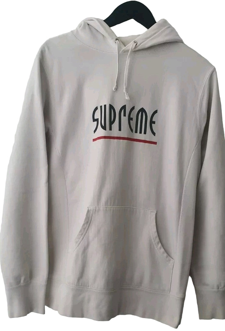 Supreme Riot Pullover Hoodie White