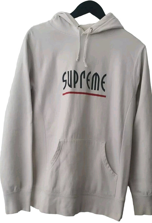 Supreme Riot Pullover Hoodie White