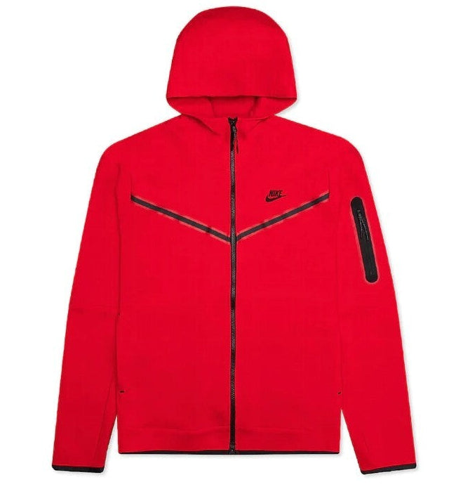 Nike Sportswear Tech Fleece Full-Zip Hoodie University Red