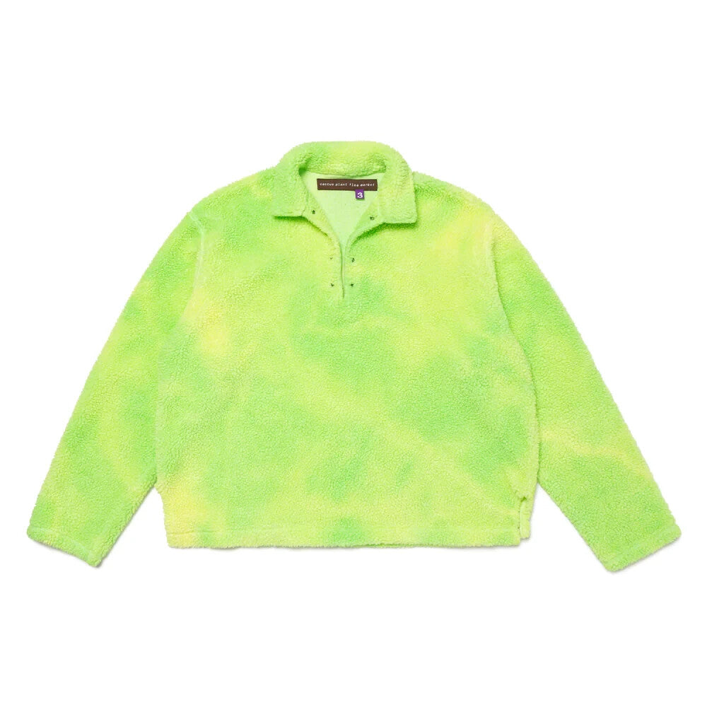 Cactus Plant Flea Market Cowboy Fleece Pullover Green