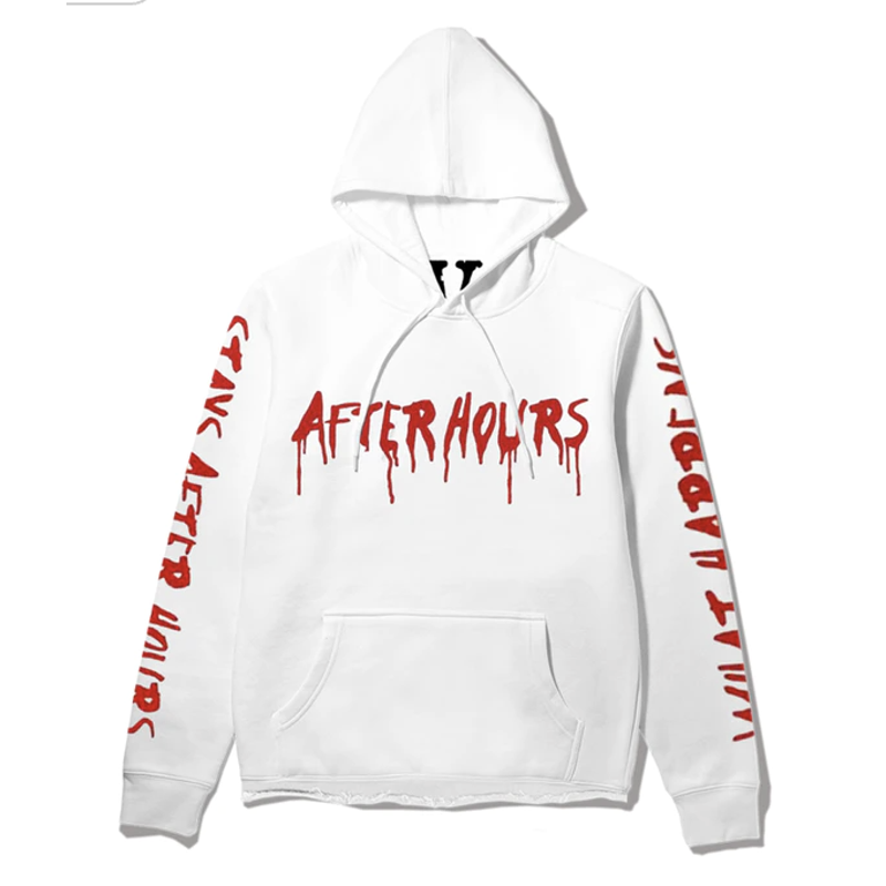 The Weeknd x Vlone What Happens After Hours Pullover Hoodie White