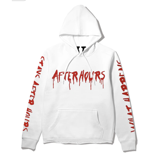 The Weeknd x Vlone What Happens After Hours Pullover Hoodie White