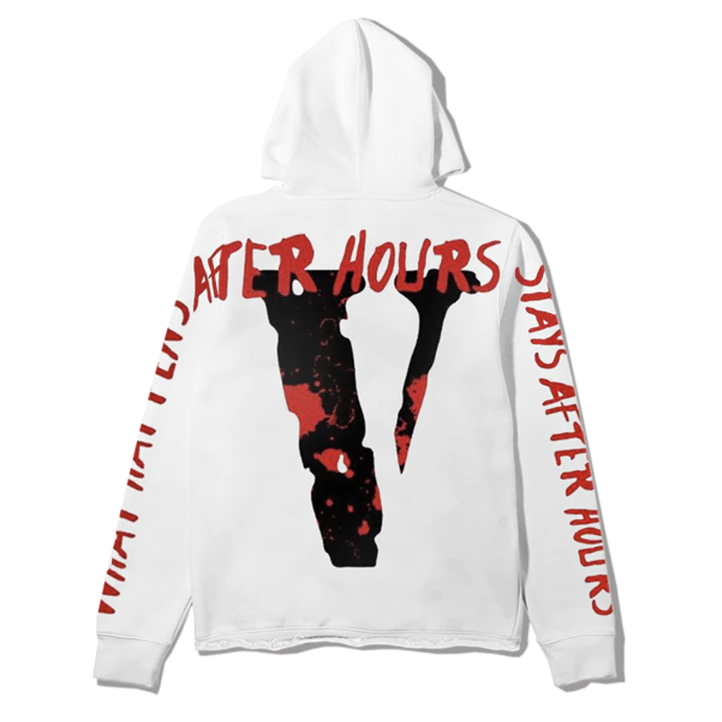 The Weeknd x Vlone What Happens After Hours Pullover Hoodie White