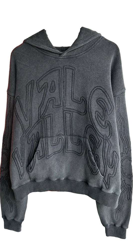 Vale Forever Valley Thermal Pullover Hoodie Black