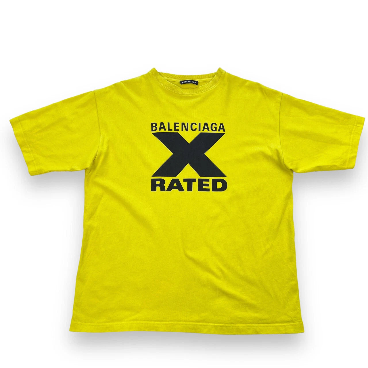 Balenciaga X-Rated T-Shirt Yellow