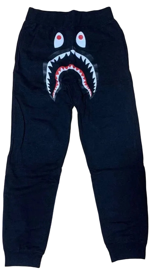 BAPE Shark WGM Camo Pocket Sweatpants Black