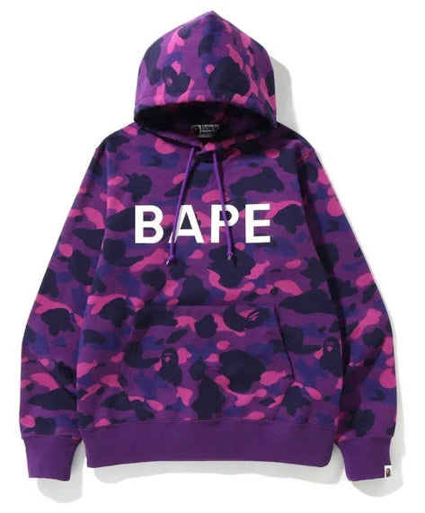 BAPE Color Camo Bape Pullover Hoodie Purple