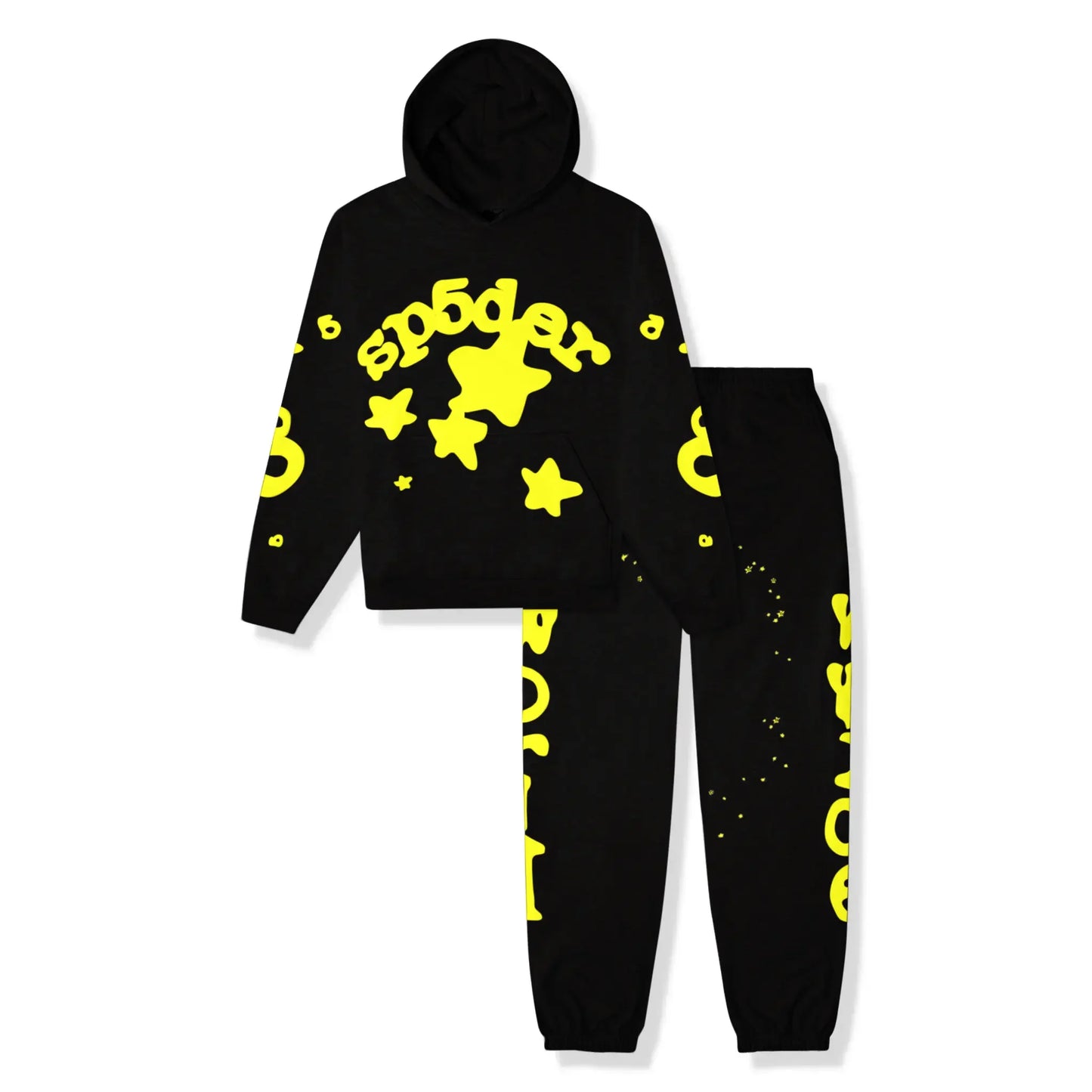 Sp5der Beluga Sweatsuit Set Onyx Yellow