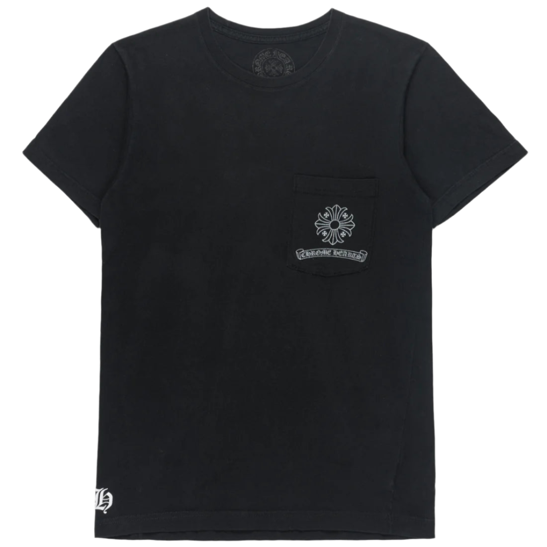 Chrome Hearts Square Cross Pocket Tee Black Grey