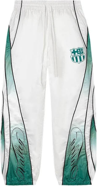 Vale Forever Action Track Pants White Ombre Green