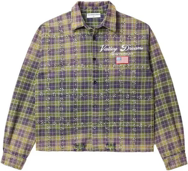 Vale Forever Toxic Flannel Green Purple