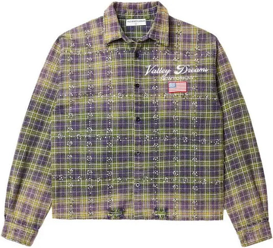 Vale Forever Toxic Flannel Green Purple