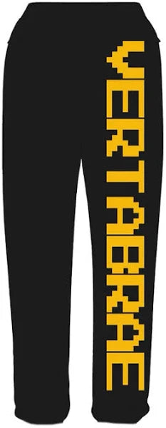 Vertabrae C2 Sweatpants Black Yellow